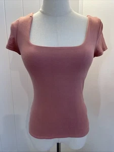 Kookai T-Shirt Dark Ginger, Size 1 (AU 8) - Picture 1 of 4