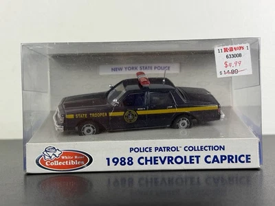 Chevy Caprice 1988 vintage White Rose LTD 1988 policía del estado de Nueva York diecast 1:43 nuevo en caja Foto 1 de 4