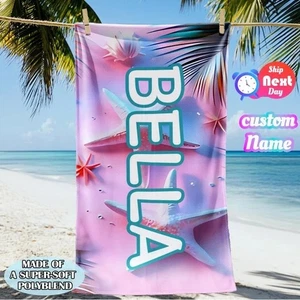 Sea Stars Oversize Beach Towel Quick Dry Soft Microfiber Extra Large Bath Towels - Picture 1 of 10
