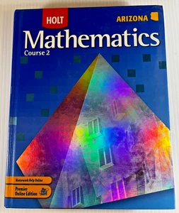 Holt Mathematics Course 2 Arizona Edition 2007 USED 0554002825 - Picture 1 of 3