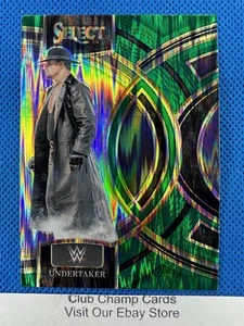 2024 #158 Undertaker Panini Select WWE Premier Green Flash Prizm - Picture 1 of 2