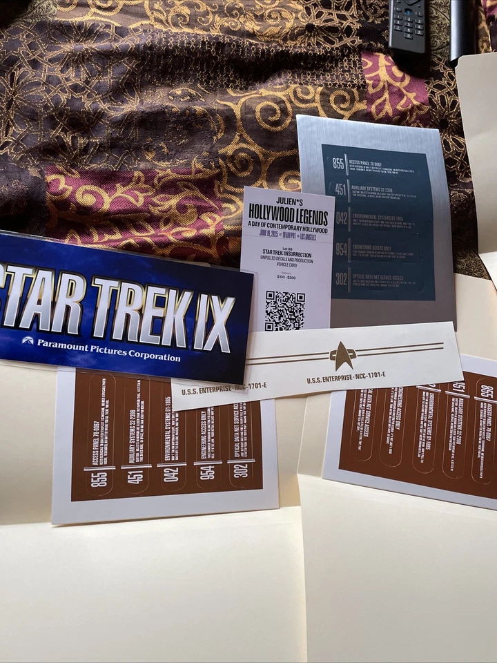Lote de utilería de película Star Trek listado reservado 564668766 Foto 1 de 4