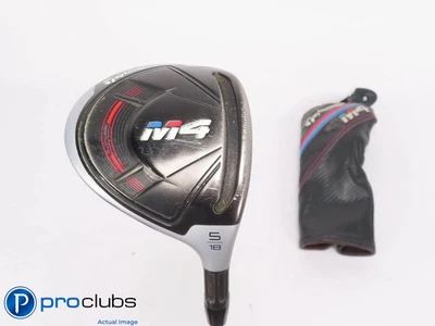 TaylorMade M4 18* 5 Wood w/HC - Fujikura Atmos Red 6X Extra Stiff Flex - 460849 - Image 1 of 4