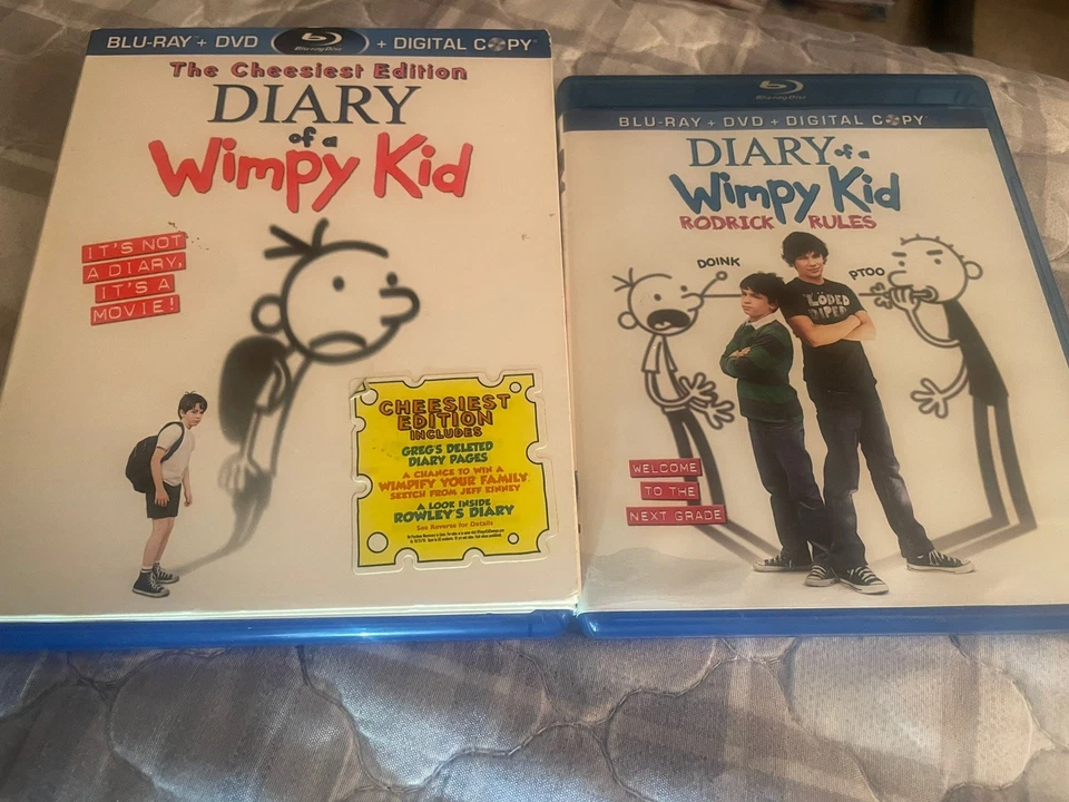 Diary Of A Wimpy Kid: The Cheesiest Edition (Blu Ray, 2010) + Rodrick Rules - Image 1 of 4