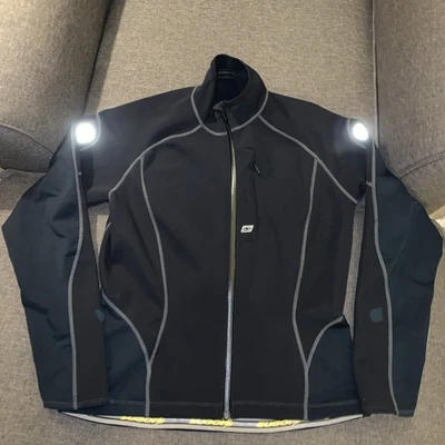 Sugoi Women's Cycling Fitted Jacket ~ Medium ~ Windproof 3M Scotchlite ~ Navy - Image 1 of 4