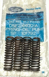 4 Genuine Ford Oil Pump Springs NOS D5FZ-6670-A - Foto 1 di 2