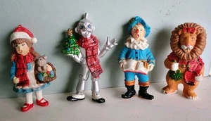 1990er Kurt Adler Santa's World Ornamente DER ZAUBERER VON OZ 4er Set - kostenloser Versand - Bild 1 von 6