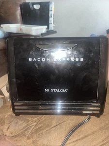 Nostalgia Bacon Express BCN6BK - New No Box Crispy Grill + Quick & Easy 🥓🍳 - Picture 1 of 4