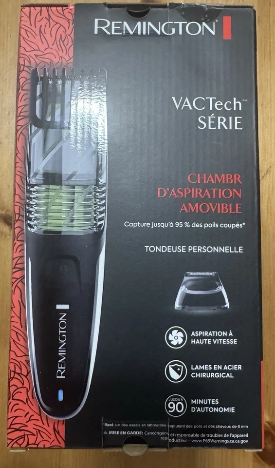 Afeitadora personal con cámara de vacío extraíble serie Remington VACTech Foto 1 de 1
