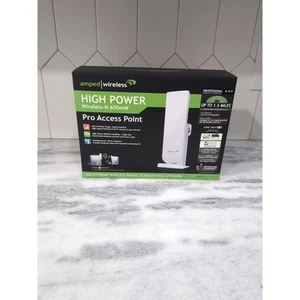 Amped AP600EX, Pro Wireless Access Point, 1.5 Mi Range 600mW Wireless Networking - Picture 1 of 7