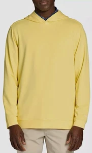 NUOVO Uomo $75 WALTER HAGEN Performance 11 Pullover Golf Felpa con Cappuccio Giallo Pallido XL - Foto 1 di 8