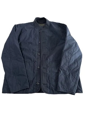 J.Crew Military Navy Quilted Bomber Jacket with Ribbed Collar Outerwear M - Image 1 of 4