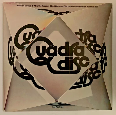 WARNER ELEKTRA ATLANTIC QUADRA DISC QUADRAPHONIC PROMO DEMO LP 1973 VARIOUS ARTS - Image 1 of 4