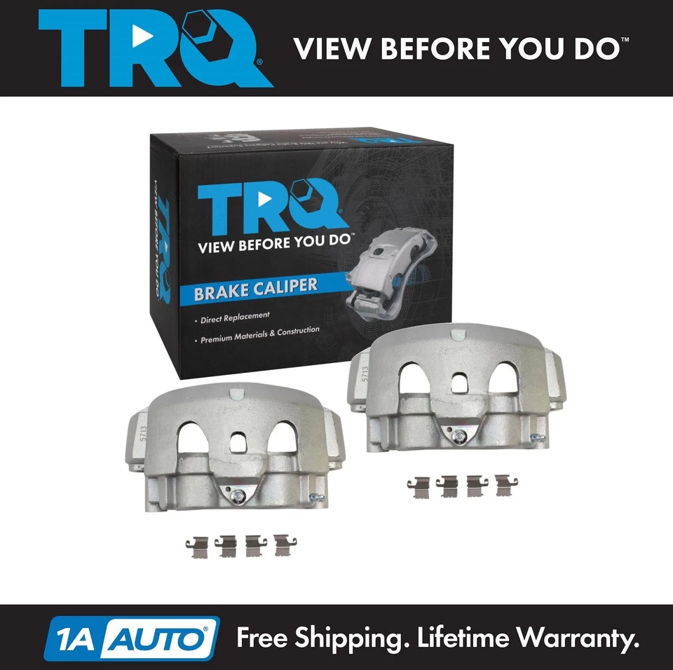 TRQ Front Brake Caliper Set For 12-23 Nissan NV1500 NV2500 NV3500 Foto 1 de 4