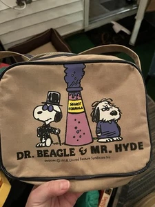Peanuts Dr Beagle And Mr. Hyde Vintage 1958 Purse/Mini Tote - Picture 1 of 1