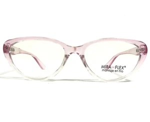 Miraflex Kids Eyeglasses Frames MERY S.CRY PURP FADE Pink Clear 46-16-134 - Picture 1 of 11