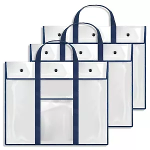 GAMENOTE 3 Pack Large Poster Storage Bag (31.5"×25.5") Bulletin Board Holder ... - Picture 1 of 7