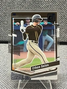2023 Chronicles Clearly Donruss Ethan Salas Blue #/50 #8 Padres - Picture 1 of 2