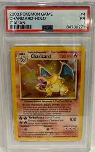 2000 Base Set Charizard Italian PSA 1, 1, 3, 4, 5, PSA 1 Blastoise - Picture 1 of 6