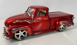 Jada Toys DUB City 1951 Chevy Pick Up Truck 1:24 Red Diecast Old Skool - Picture 1 of 6