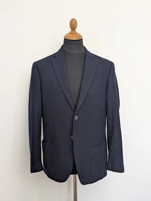 Sheppard & Jones London Blazer Jacket Men Blue Cashmere & Wool US42 EU52 - Image 1 of 4