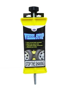 WHEEL STOP TANDEM LOCK CARAVAN BAL RV TRAILER CAMPER SECURITY SAFETY JAYCO PARTS - Picture 1 of 2