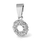 FASHIONS FOREVER® 925 Sterling Silver Sweet Donut Clip-On OR Dangle-Bead Charm