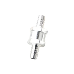 10mm 3/8" Fuel Line One Way Non-Return Aluminium Check Valve Petrol Diesel Gas - Picture 1 of 3