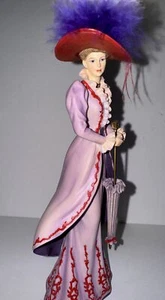 Thomas Kinkade Promenade Tea At Three Portraits of Style and Grace 7" Sculpture - Picture 1 of 8