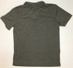Polo Shirt Youth Extra Large 18-20 Heather Gray Tech Short Sleeve Sporty - Picture 1 of 2