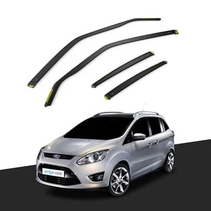 FORD GRAND C-MAX 2011-2019 5 Door MPV Wind Deflectors 4pcs Tinted - Picture 1 of 10