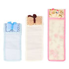 3PCS Cover TV Air Condition Remote Controler Lace Fabric Bowknot Dust Protector