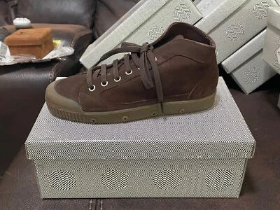 Guante Spring Court para mujer de cuero dividido de cabra M2 con zapatillas talla 40 marrón oscuro Foto 1 de 4