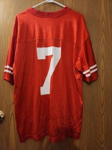 NCAA UNIVERSITY OF WISCONSIN BADGERS #7 ADIDAS JERSEY MEN'S SIZE XL - Picture 1 of 8