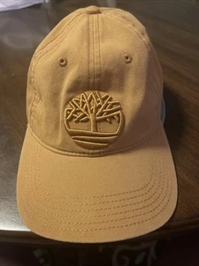 Timberland Cotton Canvas Baseball Cap raised embroidered logo with metal closure - Picture 1 of 6