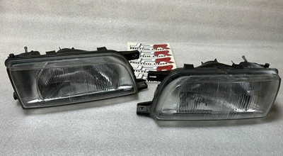 JDM 90-94 NISSAN PULSAR N14 OEM FRONT GLASS HEADLIGHTS LAMPS SET ICHIKOH 1401 - Image 1 of 4