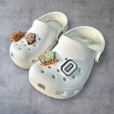 Crocs Classic Clog Toddler White Slip On Sandals Size 6C - Image 1 of 4