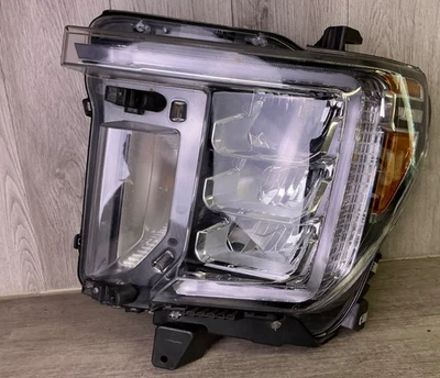 2019-2020-2021-2022 GMC SIERRA LH DRIVER SIDE HEADLIGHT LED OEM - Image 1 of 4