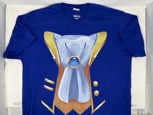 Disney La Bella y la Bestia Gastón Abrigo Camiseta Hombre Talla XL Azul - Imagen 1 de 6