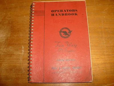 Manual de Operadores de Motores Pratt & Whitney Twin Wasp C3 Foto 1 de 4