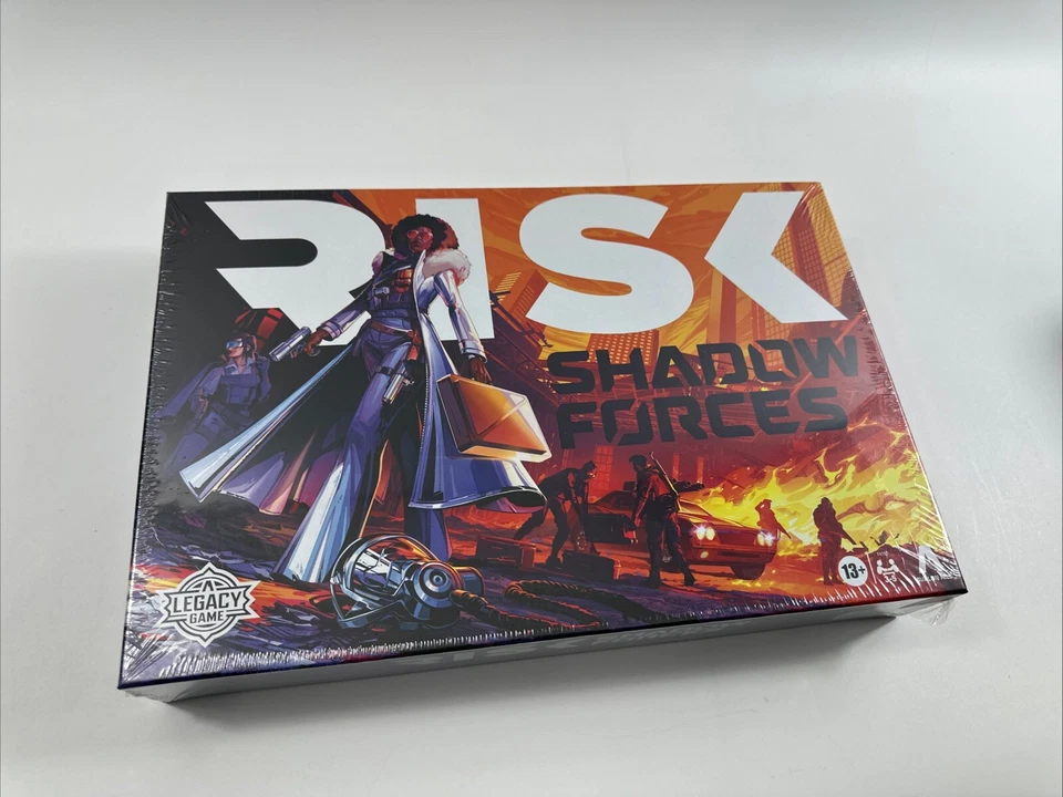 Risk Shadow Forces Avalon Hill Hasbro Strategy Board Game Double Sided F4192