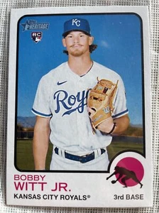 Bobby Witt Jr. RC 2022 Topps Heritage High Number Rookie Card #520 KC Royals π - Picture 1 of 6