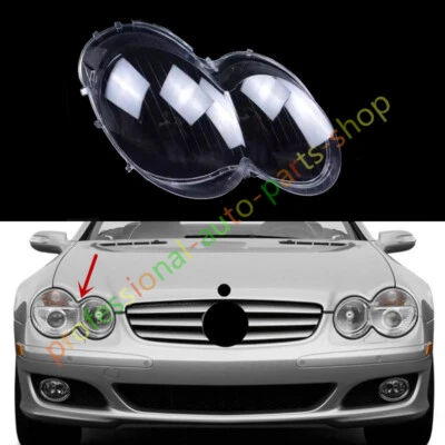 Cubierta de lente de faro lateral derecho + sellador para Mercedes-Benz SL500 SL600 2003-2008 Foto 1 de 4