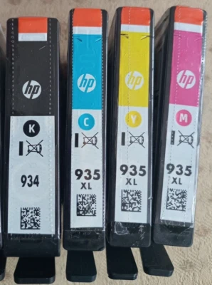 HP 934 y 935XL Original 4 Cartuchos de Tinta X4E14AE para HP Officejet Pro