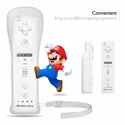 Wiimote Built in Motion Plus Remote Controller + Case for Nintendo Wii / Wii U - Image 1 of 4