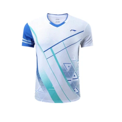 New Li-Ning sports short sleeve Tops Tennis Clothes Men's badminton T-SHIRTS  - Image 1 of 4