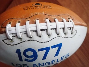 Vintage 1977 Los Angeles Rams Wilson Leather Football - Official Size Ball - Picture 1 of 6