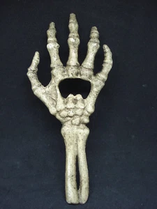 Skeleton Hand Bottle Opener Decor Gifts Cast Iron Beer Soda Whiskey Girls - Picture 1 of 2