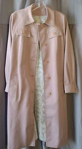 Forecaster of Boston Trench Coat Button Up Lilac Pink Women's Small - Picture 1 of 23