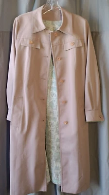 Forecaster of Boston Trench Coat Button Up Lilac Pink Women's Small - Image 1 of 4